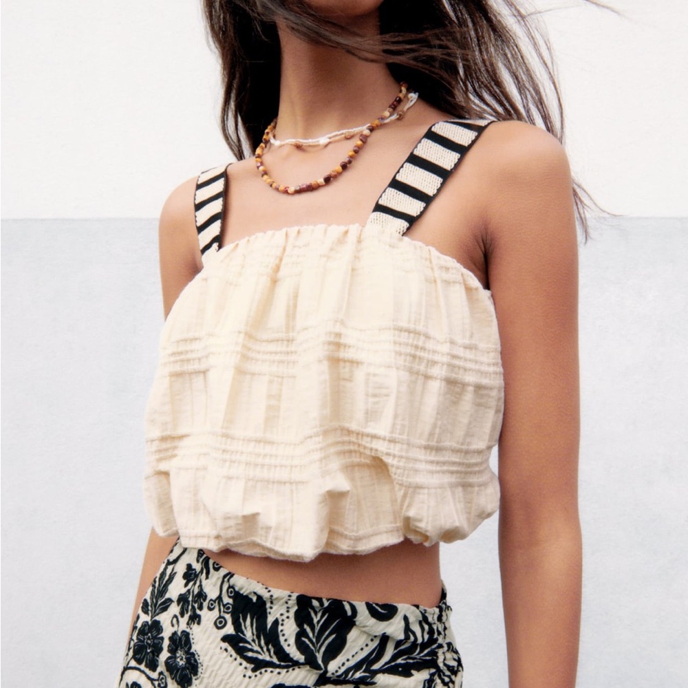 Poplin Zara Crop Top
